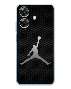 Чехол для Realme Note 70T с картинкой «Jordan Dark Carbon»