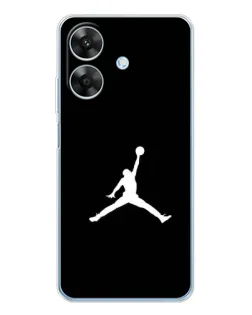 Чехол для Realme Note 70T с картинкой «Jordan Silhouette»