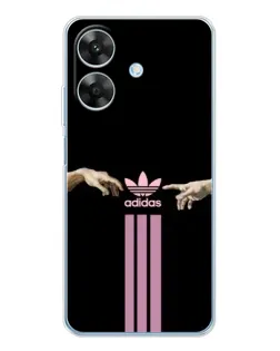 Чехол для Realme Note 70T с картинкой «Adidas Hands»