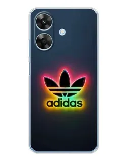 Чехол для Realme Note 70T с картинкой «Неоновый Adidas»