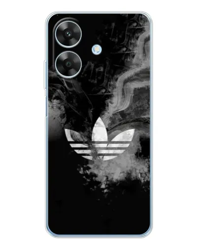 Чехол для Realme Note 70T с картинкой «Абстрактный дым Adidas»