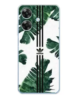 Чехол для Realme Note 70T с картинкой «Пальмовые листья адидас»