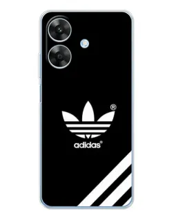 Чехол для Realme Note 70T с картинкой «Adidas с диагональными полосами»