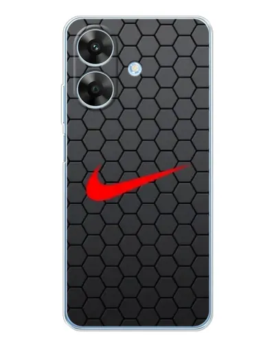 Чехол для Realme Note 70T с картинкой «Nike — карбоновая сетка»