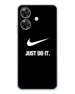 Чехол для Realme Note 70T с картинкой «Классический принт Nike»