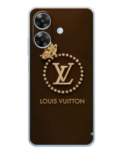 Чехол для Realme Note 70T с картинкой «LV — золотая печать»
