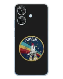 Чехол для Realme Note 70T с картинкой «NASA — эмблема миссии»