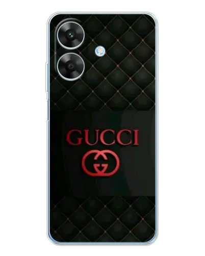 Чехол для Realme Note 70T с картинкой «Gucci — стеганый черный»