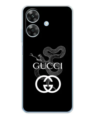 Чехол для Realme Note 70T с картинкой «Gucci — серебряная змея»