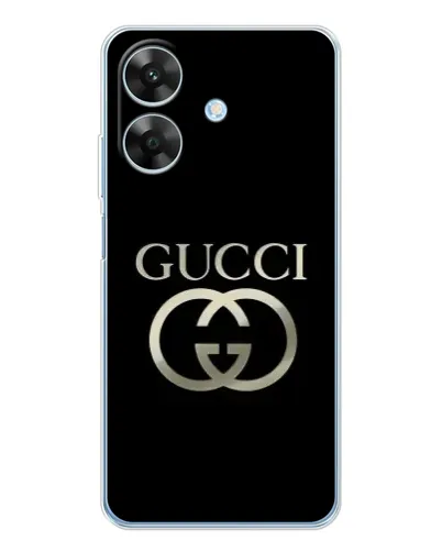 Чехол для Realme Note 70T с картинкой «Gucci — золото на черном» Чехол для Realme Note 70T с картинкой «Gucci — золото на черном»