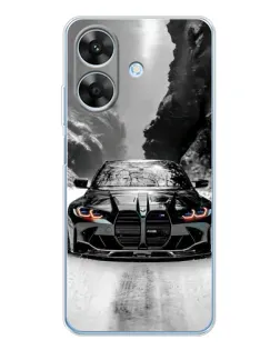 Чехол для Realme Note 70T с картинкой «BMW — акварельный дрифт»