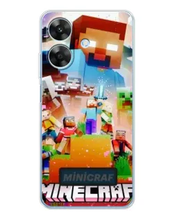 Чохол для Realme Note 70T з картинкою «Minecraft герої гри» Чохол для Realme Note 70T з картинкою «Minecraft герої гри»