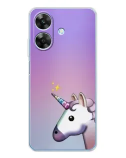 Чехол для Realme Note 70T с картинкой «Единорог градиент»