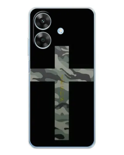 Чехол для Realme Note 70T с картинкой «Милитари Крест» Чехол для Realme Note 70T с картинкой «Милитари Крест»