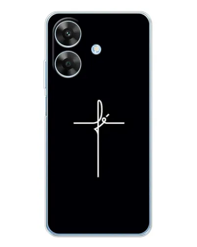 Чехол для Realme Note 70T с картинкой «Тонкий крест» Чехол для Realme Note 70T с картинкой «Тонкий крест»