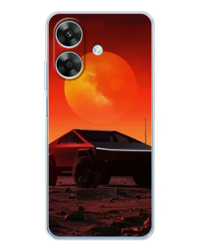 Чехол для Realme Note 70T с картинкой «Cybertruck на Марсе» Чехол для Realme Note 70T с картинкой «Cybertruck на Марсе»