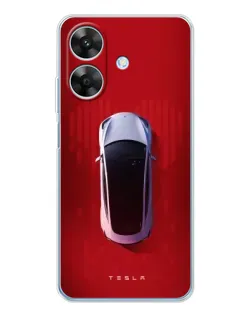 Чехол для Realme Note 70T с картинкой «Tesla Top View» Чехол для Realme Note 70T с картинкой «Tesla Top View»