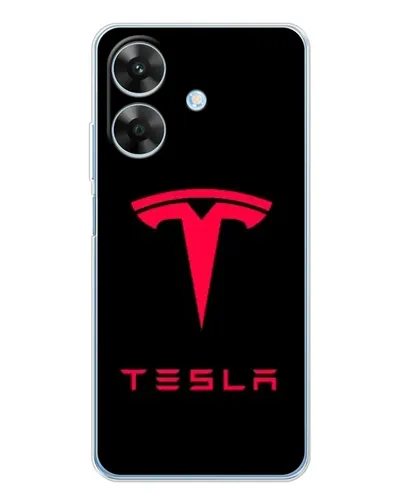 Чехол для Realme Note 70T с картинкой «Tesla Red Logo» Чехол для Realme Note 70T с картинкой «Tesla Red Logo»