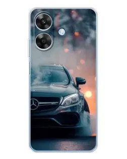 Чехол для Realme Note 70T с картинкой «Mercedes — ночной город» Чехол для Realme Note 70T с картинкой «Mercedes — ночной город»