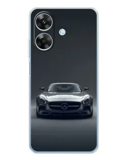 Чехол для Realme Note 70T с картинкой «Mercedes на черном» Чехол для Realme Note 70T с картинкой «Mercedes на черном»