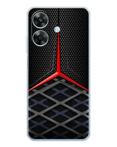 Чехол для Realme Note 70T с картинкой «Mercedes Carbon Grid»