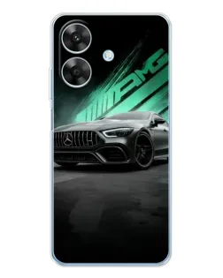 Чехол для Realme Note 70T с картинкой «Темный Mercedes AMG» Чехол для Realme Note 70T с картинкой «Темный Mercedes AMG»