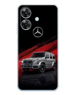 Чехол для Realme Note 70T с картинкой «Mercedes G-Class красный» Чехол для Realme Note 70T с картинкой «Mercedes G-Class красный»