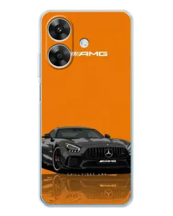 Чехол для Realme Note 70T с картинкой «Оранжевый Mercedes AMG» Чехол для Realme Note 70T с картинкой «Оранжевый Mercedes AMG»