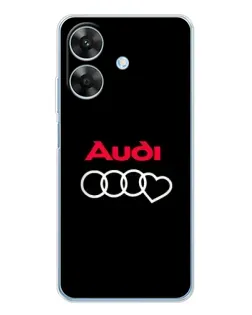 Чехол для Realme Note 70T с картинкой «Логотип Audi Heart» Чехол для Realme Note 70T с картинкой «Логотип Audi Heart»