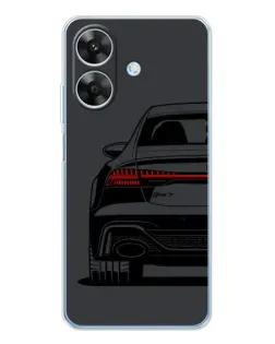Чехол для Realme Note 70T с картинкой «Задняя часть Audi — арт»
