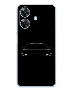 Чехол для Realme Note 70T с картинкой «Взгляд Audi в темноте»
