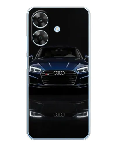 Чехол для Realme Note 70T с картинкой «Audi — ночное отражение» Чехол для Realme Note 70T с картинкой «Audi — ночное отражение»