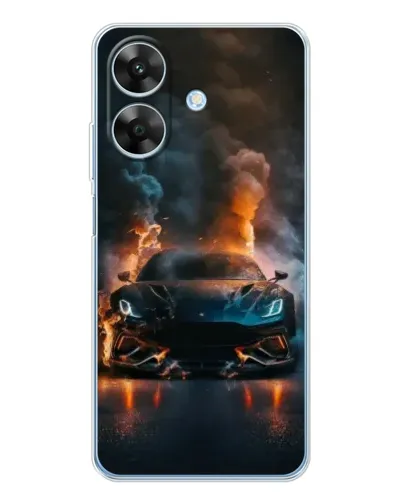 Чохол для Realme Note 70T з картинкою «Lamborghini димна естетика»