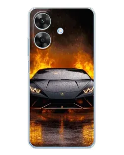 Чохол для Realme Note 70T з картинкою «Lamborghini у вогні» Чохол для Realme Note 70T з картинкою «Lamborghini у вогні»