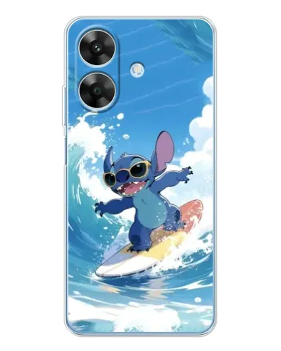 Чехол для Realme Note 70T с картинкой «Стич на волне» Чехол для Realme Note 70T с картинкой «Стич на волне»
