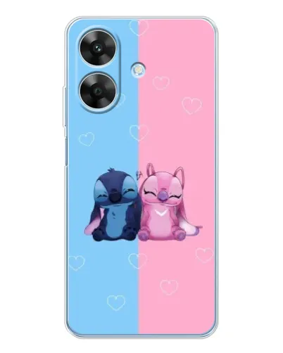 Чехол для Realme Note 70T с картинкой «Stitch и Angel Love» Чехол для Realme Note 70T с картинкой «Stitch и Angel Love»