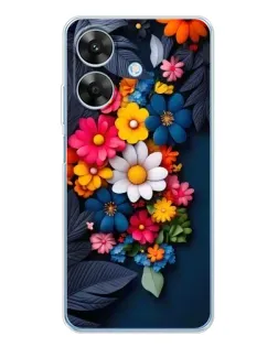 Чехол для Realme Note 70T с картинкой «Цветочная феерия» Чехол для Realme Note 70T с картинкой «Цветочная феерия»