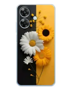 Чехол для Realme Note 70T с картинкой «Подсолнух и ромашка» Чехол для Realme Note 70T с картинкой «Подсолнух и ромашка»