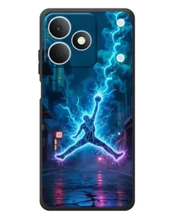 Чехол для Realme Note 80 с картинкой «Jordan Gold Jumpman»