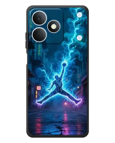 Чехол для Realme Note 80 с картинкой «Jordan Gold Jumpman»