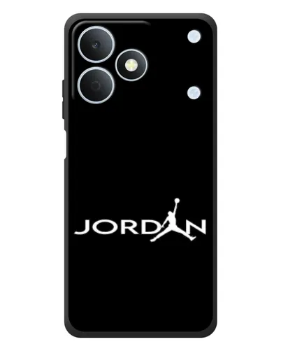Чехол для Realme Note 80 с картинкой «Jordan White Logo»
