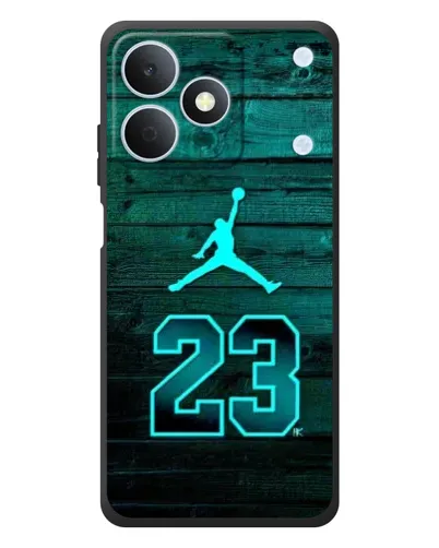 Чехол для Realme Note 80 с картинкой «Jordan Cyan 23»