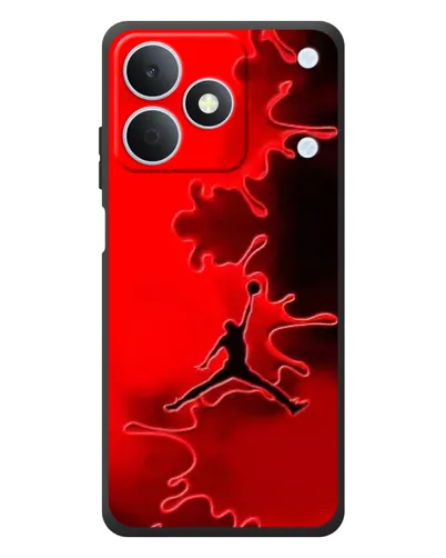Чехол для Realme Note 80 с картинкой «Jordan Red Smoke»