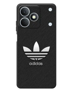 Чехол для Realme Note 80 с картинкой «Adidas Карбоновая текстура»