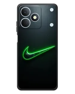 Чехол для Realme Note 80 с картинкой «Неоновый контур Nike»