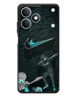 Чехол для Realme Note 80 с картинкой «Спортивный арт Nike»
