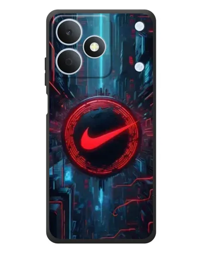 Чехол для Realme Note 80 с картинкой «Техногенный стиль Nike»