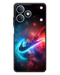 Чехол для Realme Note 80 с картинкой «Огненный логотип Nike»