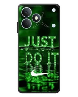 Чехол для Realme Note 80 с картинкой «Зеленый неоновый Nike»