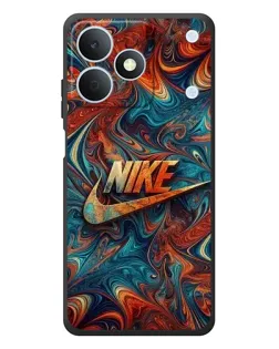 Чехол для Realme Note 80 с картинкой «Nike в абстракции»